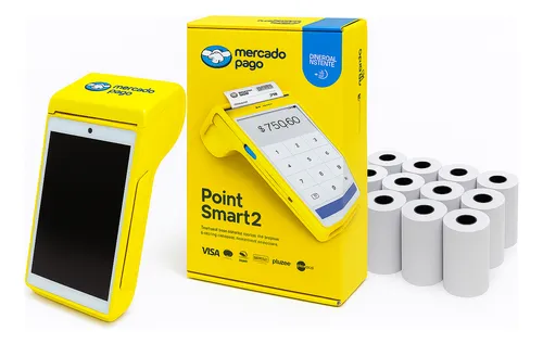 Terminal Point Smart Mercado Pago color amarillo