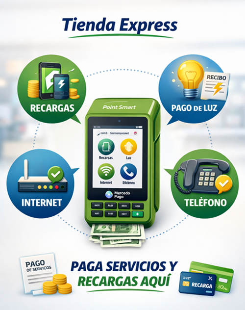 Terminal Point Smart Mercado Pago color amarillo